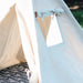 Canvas Teepee, Five Sizes That Can Include Window, Kids Play Tent, Teepee, Tie Open, Tie Closed, Poles Included