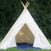 Canvas Kids Teepee Tent, Five Sizes with Window, Custom Order