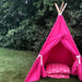 Canvas Kids Teepee Tent 13 COLORS, 5 Sizes, Includes Window, Ships FULLY ASSEMBLED