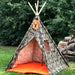 Camouflage Kids Teepee, 5 Sizes Available, Can Include Teepee Mat and Personalized Banner