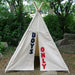 Canvas Kids Teepee Tent, Five Sizes with Window, Custom Order