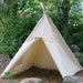 Canvas Kids Teepee Tent, Five Sizes with Window, Custom Order