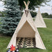 Kids Canvas Teepee Tent, Dinosaur Teepee