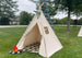 Kids Canvas Teepee Tent, Dinosaur Teepee