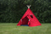 Canvas Kids Teepee Play Tent with Window, 14 Colors, 5 Sizes